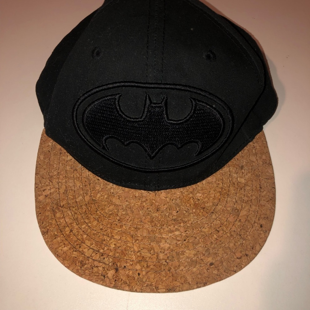 Batman Adjustable Snap Back Cork Bill